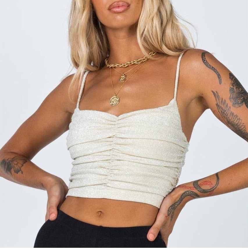 Princess Polly Gold Tank